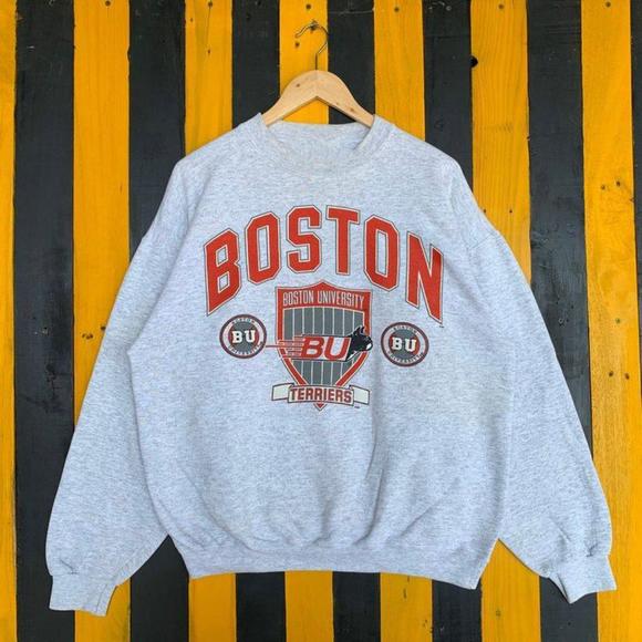 Boston University Terriers Bu Collection Shirt Collection Tee Sweatshirt Retro - Picture 1 of 4